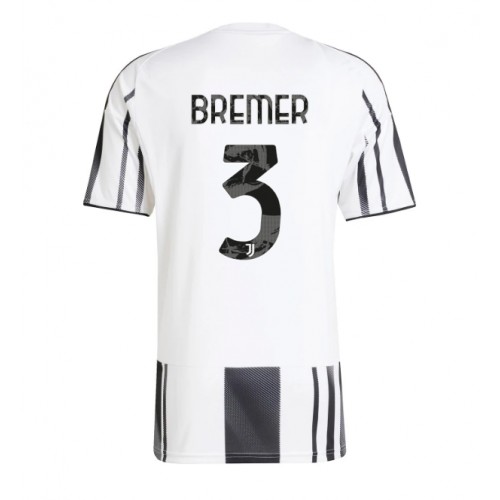 Stroje piłkarskie Juventus Gleison Bremer #3 Koszulka Podstawowej 2025-26 Krótki Rękaw